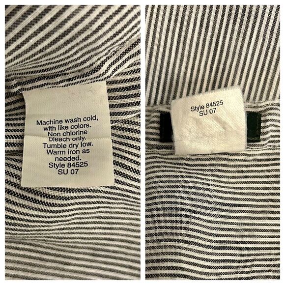 J. Crew linen blend ruffle sleeveless top. Size 0. - Picture 8 of 8